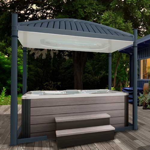 Covana Oasis hot tub cover screens